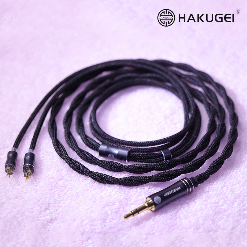 Kuro Smartphone DAC Audio Liz Single Crystal Copper Shielded Upgrade Cable –2.5mm (Balanced) / 0.78mm 2-Pin