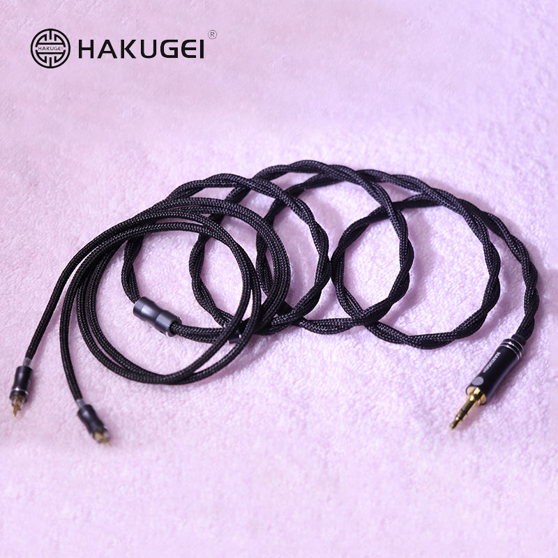 Kuro Smartphone DAC Audio Liz Single Crystal Copper Shielded Upgrade Cable –2.5mm (Balanced) / 0.78mm 2-Pin