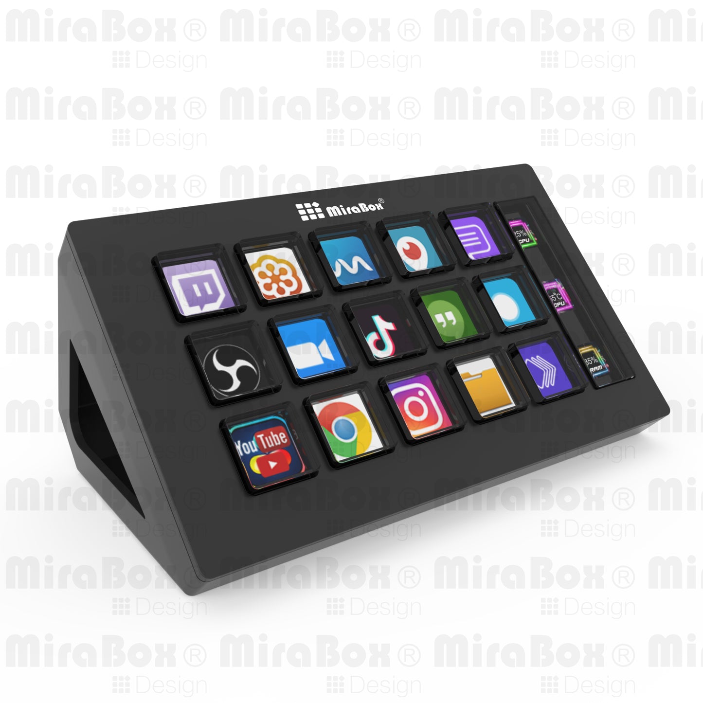 Stream Dock personaize keys with custom icons-STHSV293S-B