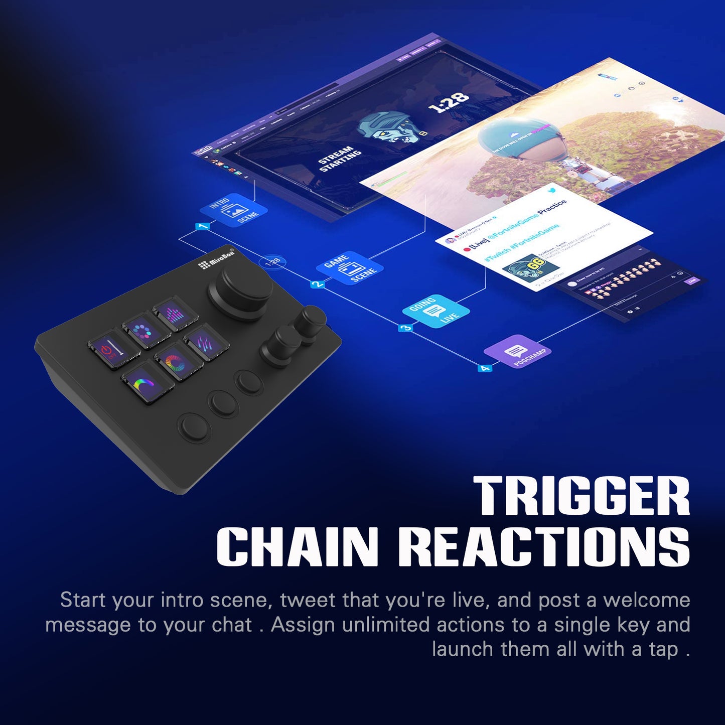 Stream Dock personaize keys with custom icons-STHSV293sN3-B
