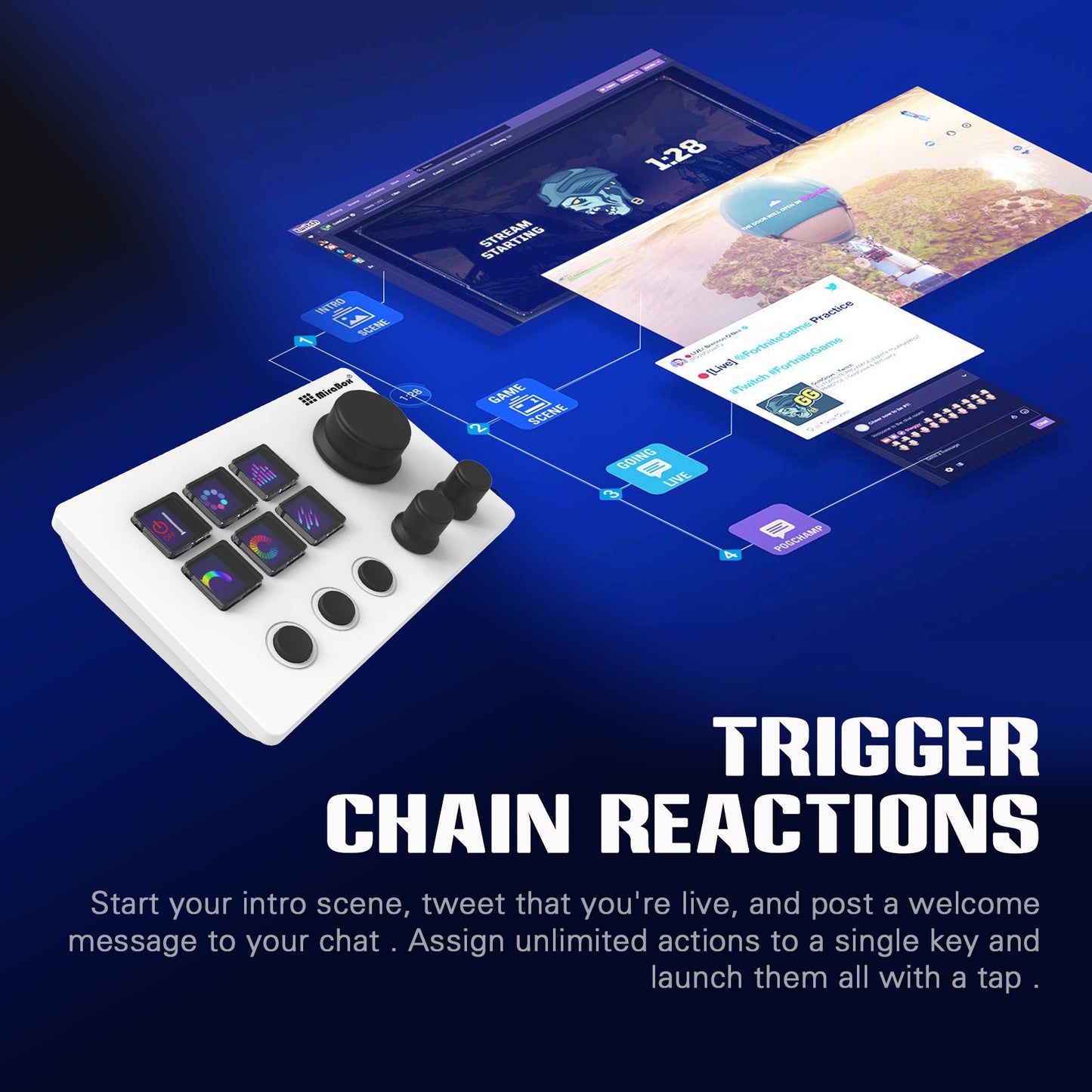 Stream Dock personaize keys with custom icons-STHSV293sN3-STHSV293sN3-W
