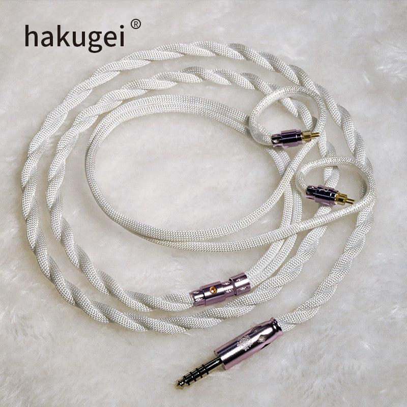 HAKUGEI Shirayuki Liz 6N OCC Silver-Plated HiFi Earphone Cable – DIY Upgrade for  White3.5/A2DC