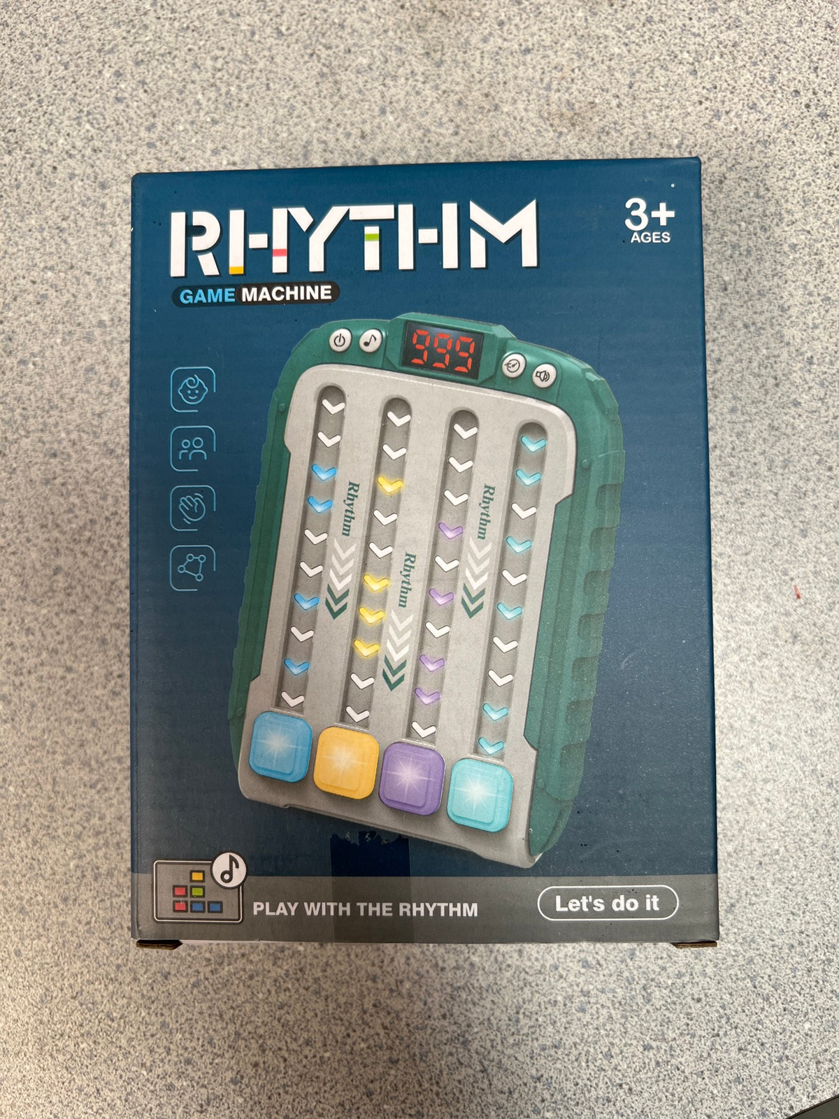 Rhythm Game Machine — Kids' Light-Up Rhythm Game (Clearance)
