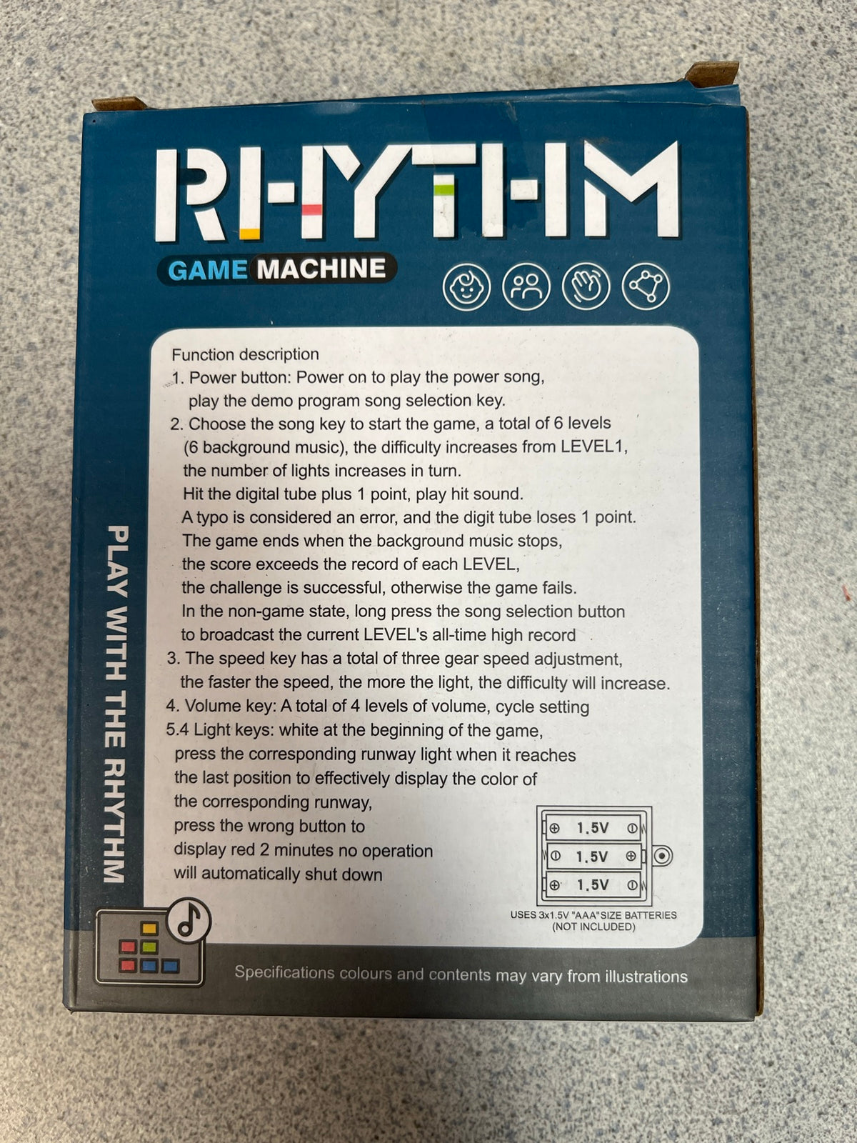 Rhythm Game Machine — Kids' Light-Up Rhythm Game (Clearance)