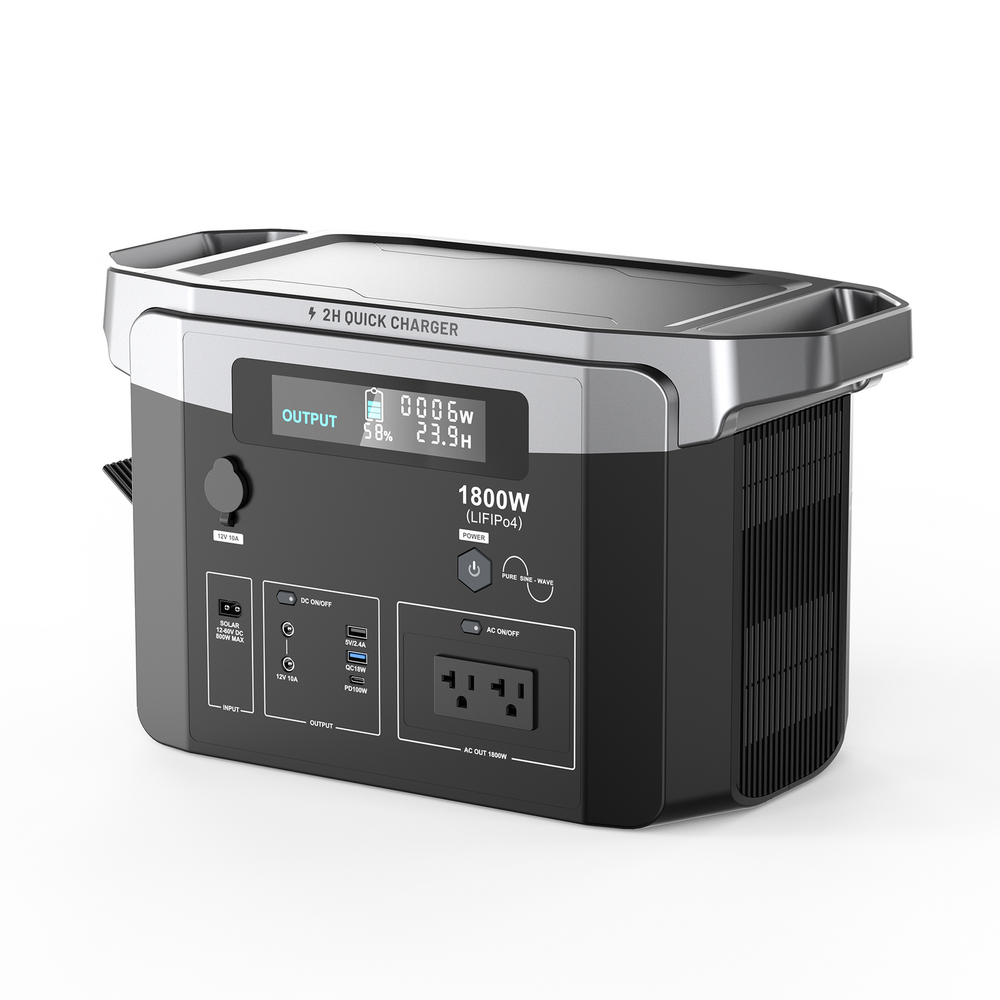 Kepler 1800W Solar Generator | Home Backup Power Station (Miami Stock)