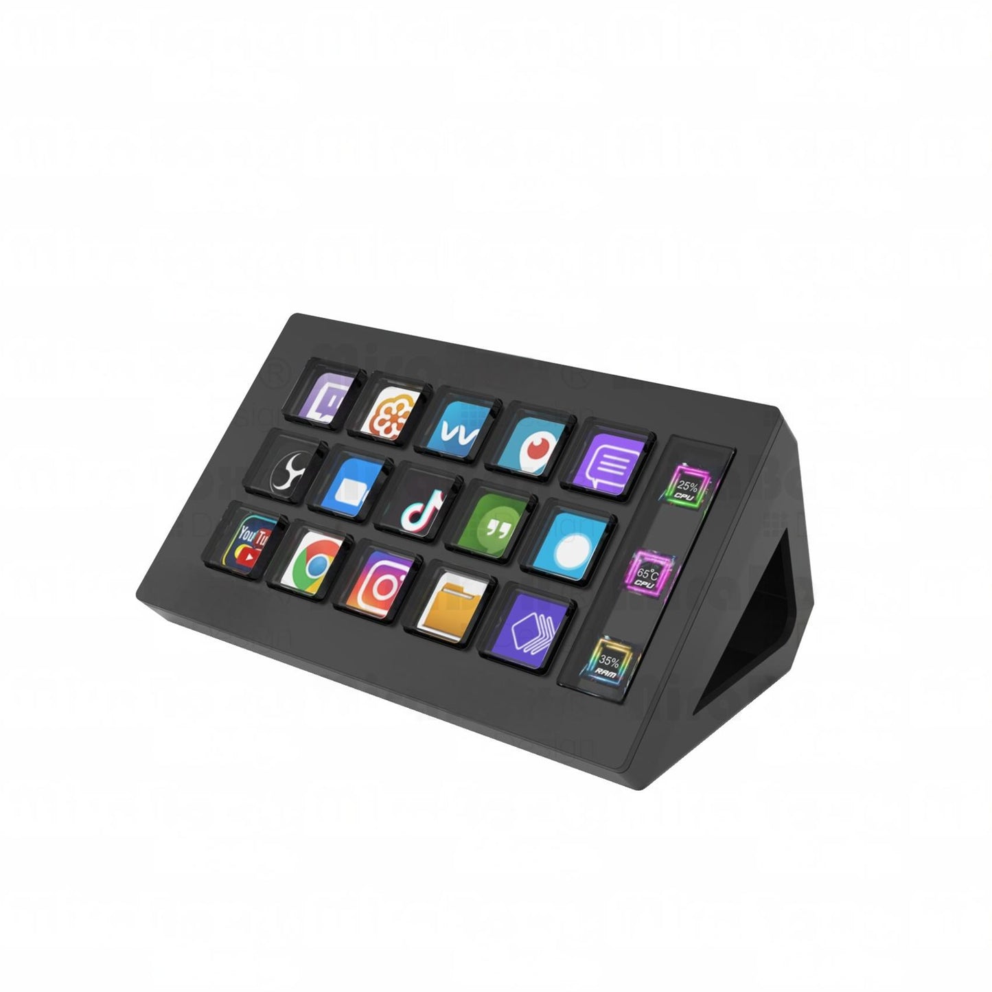 Stream Dock personaize keys with custom icons-STHSV293S-B