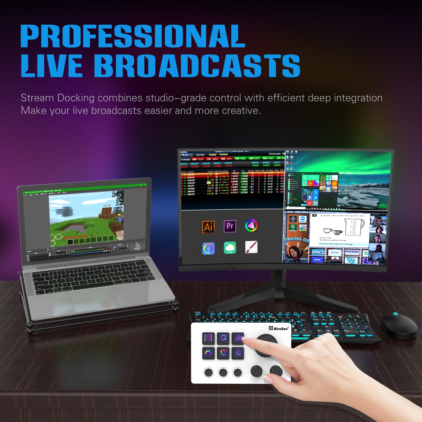 Stream Dock personaize keys with custom icons-STHSV293sN3-STHSV293sN3-W