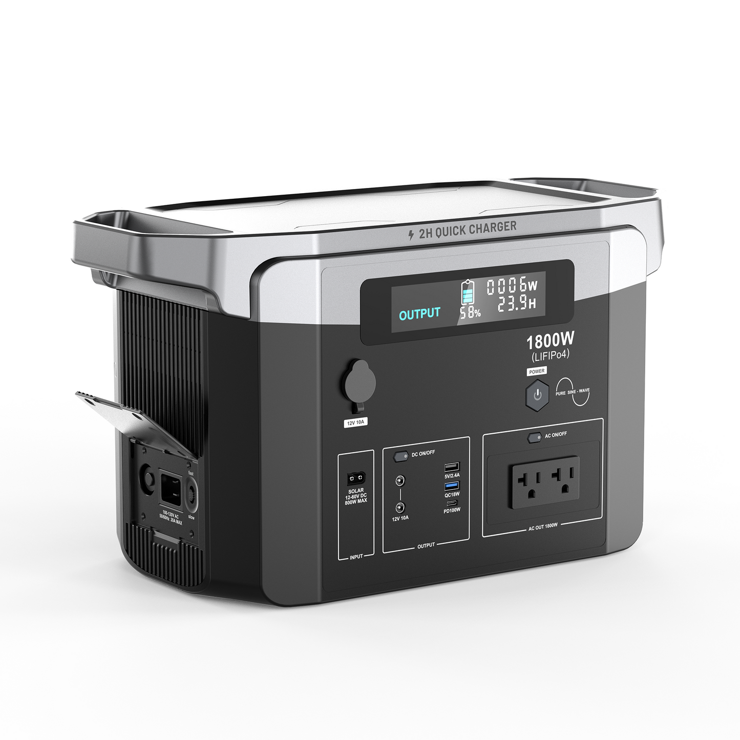 Kepler 1800W Solar Generator | Home Backup Power Station (Miami Stock)