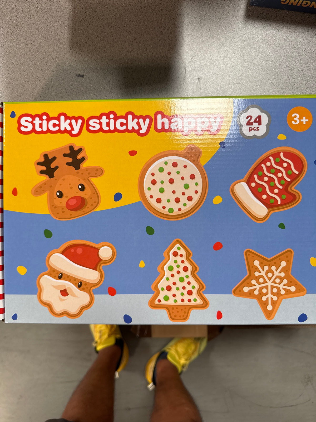 Sticky Sticky Happy Christmas Craft Kit – 24pcs Box