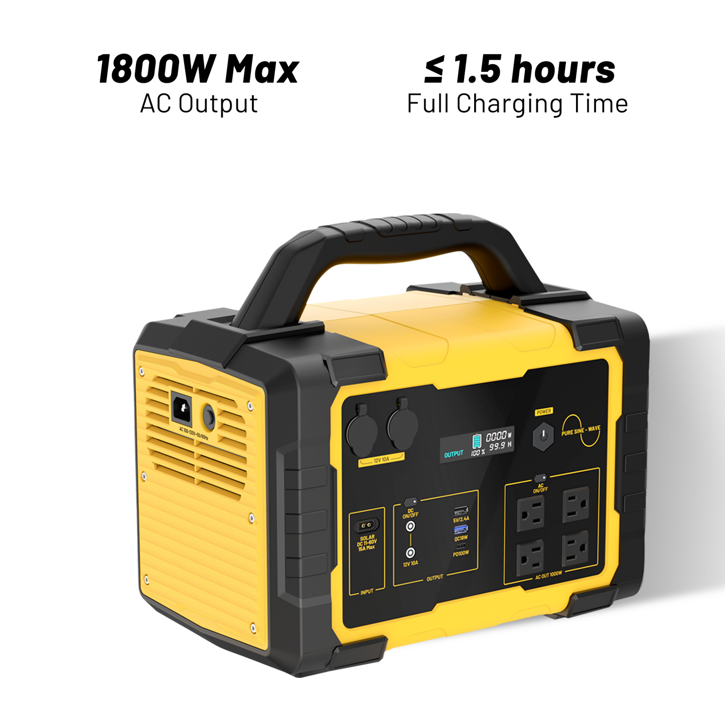 FlashBoost Charging Seamless Power supply 1000W Iron man