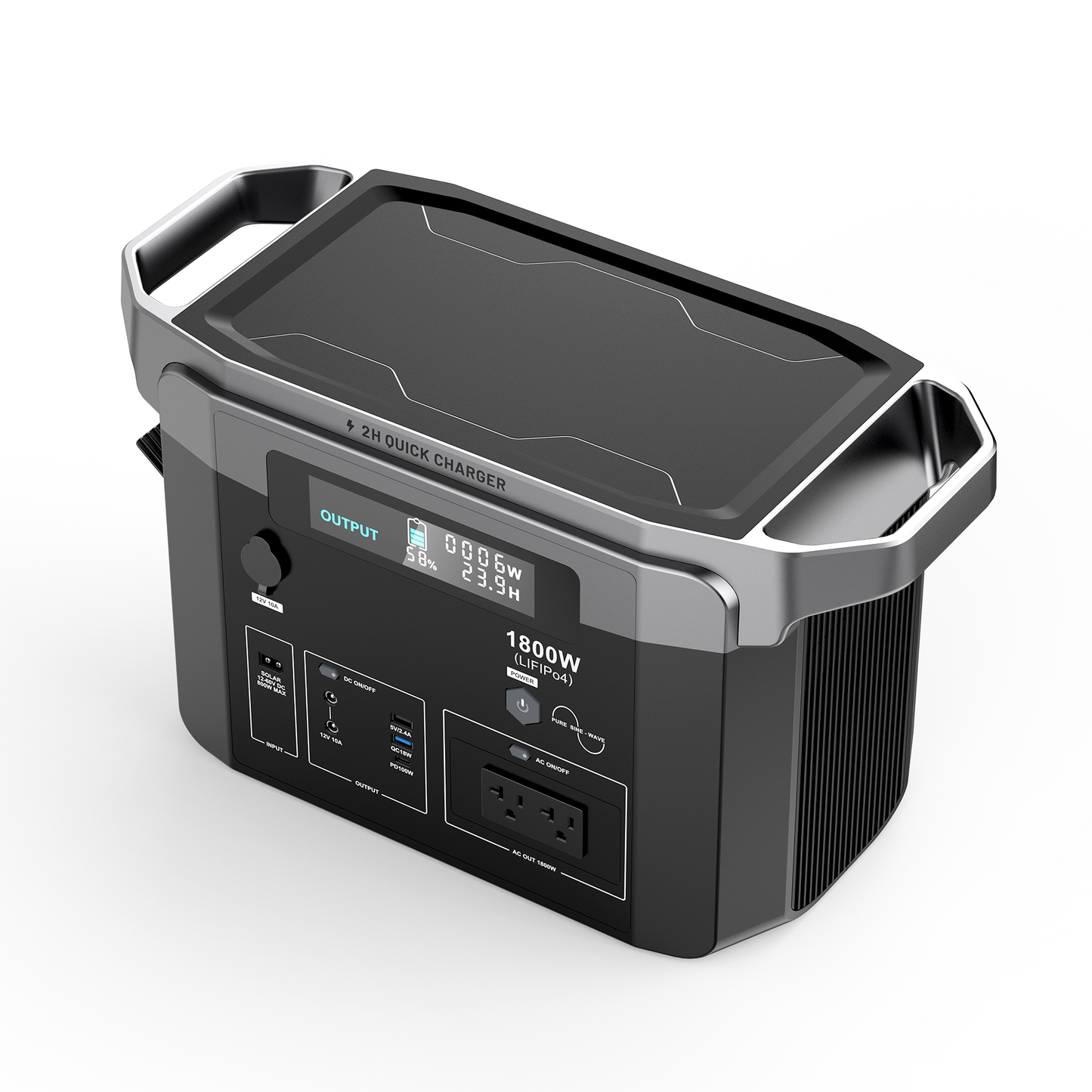 Kepler 1800W Solar Generator | Home Backup Power Station (Miami Stock)