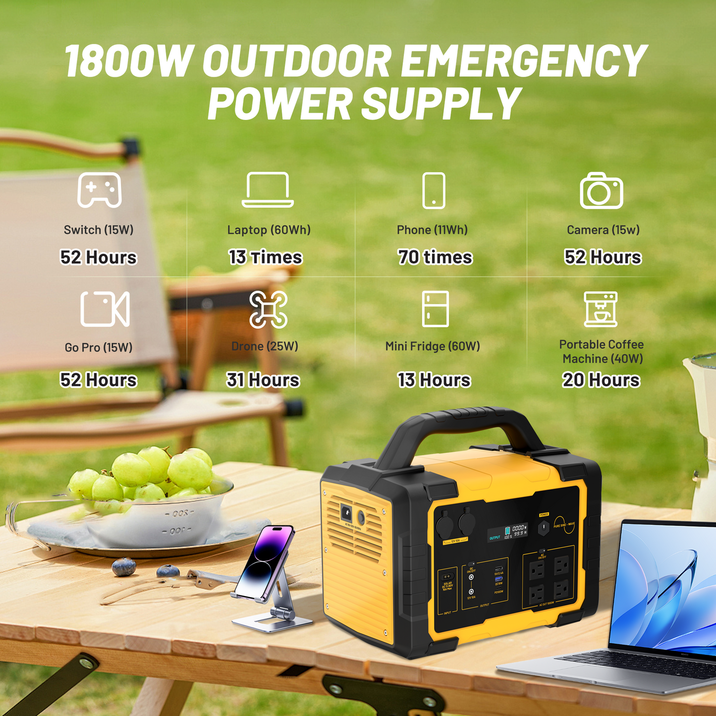 FlashBoost Charging Seamless Power supply 1000W Iron man
