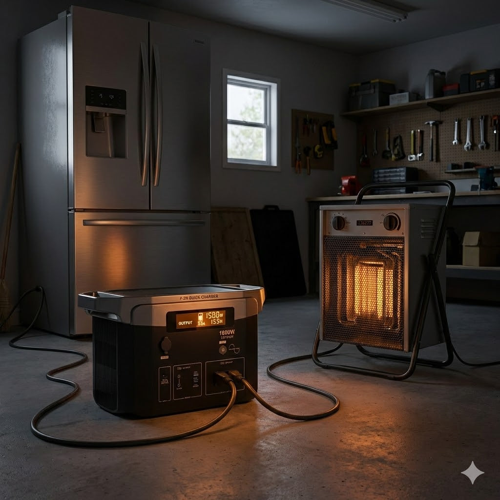 Kepler 1800W Solar Generator | Home Backup Power Station (Miami Stock)